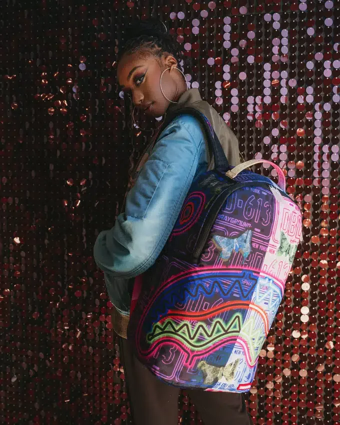 NEON BUTTERFLY RUCKSACK