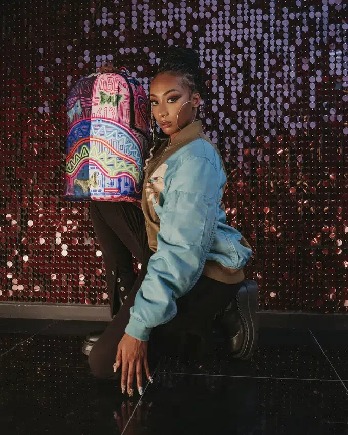 NEON BUTTERFLY RUCKSACK