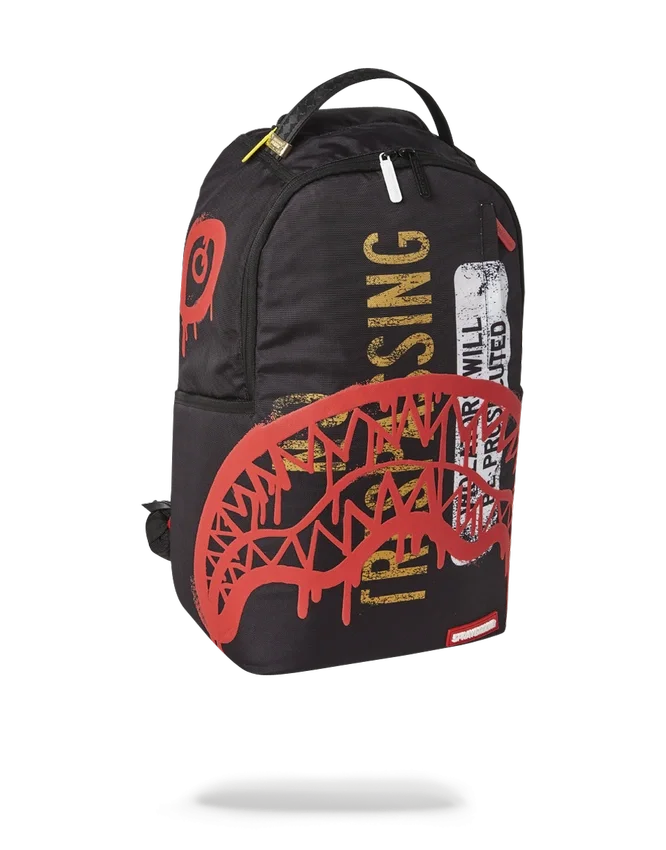 NO TRESPASSING RUCKSACK