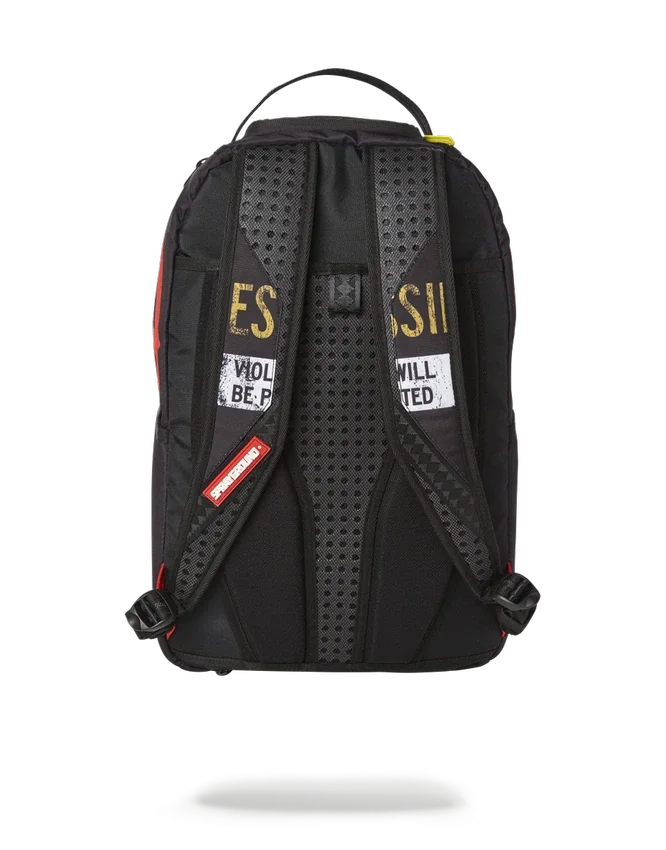 NO TRESPASSING RUCKSACK