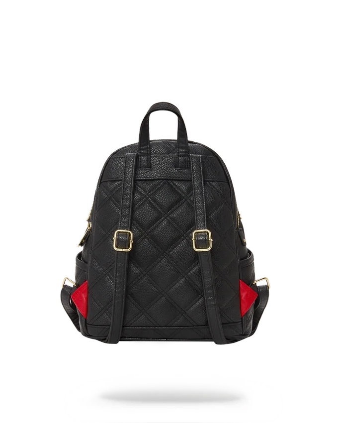 NOIR QUILT GOLD CHAIN Shark SAVAGE Rucksäcke