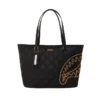 NOIR QUILT GOLD CHAIN Shark Tragetasche