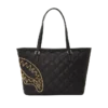 NOIR QUILT GOLD CHAIN Shark Tragetasche