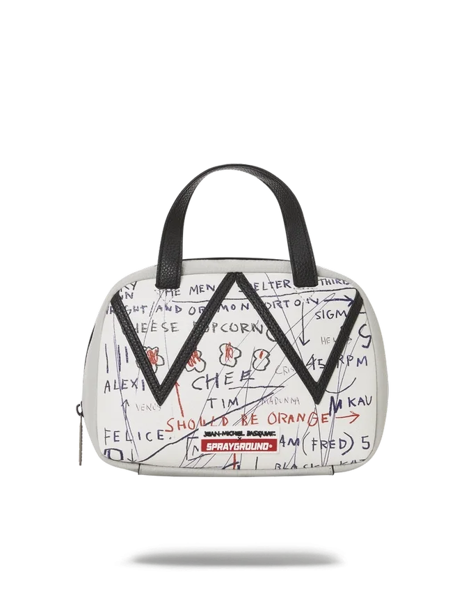 OFFIZIELLE BASQUIAT UNTITLED (CHEESE POPCORN) 1983 Handtasche