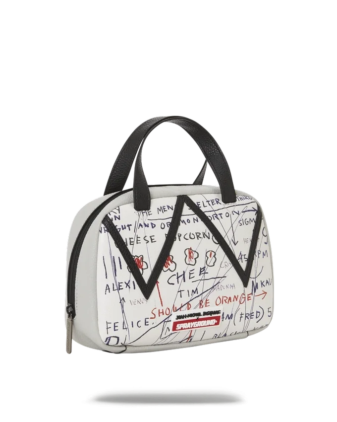 OFFIZIELLE BASQUIAT UNTITLED (CHEESE POPCORN) 1983 Handtasche