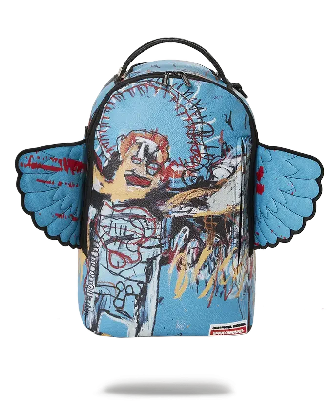 OFFIZIELLER BASQUIAT UNTITLED (FALLEN ANGEL) 1981 FLÜGEL-RUCKSACK (DLXV)