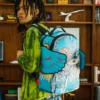 OFFIZIELLER BASQUIAT UNTITLED (FALLEN ANGEL) 1981 FLÜGEL-RUCKSACK (DLXV)