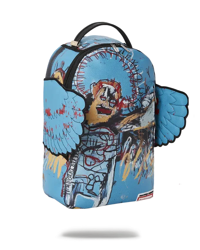 OFFIZIELLER BASQUIAT UNTITLED (FALLEN ANGEL) 1981 FLÜGEL-RUCKSACK (DLXV)