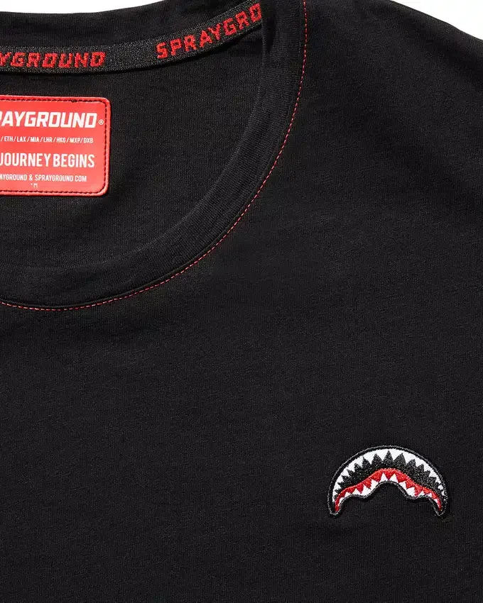 OVER SHARK T-SHIRT (SCHWARZ)