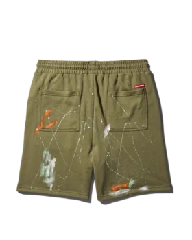 PAINT SPLAT STRICKSHORTS (GRÜN)