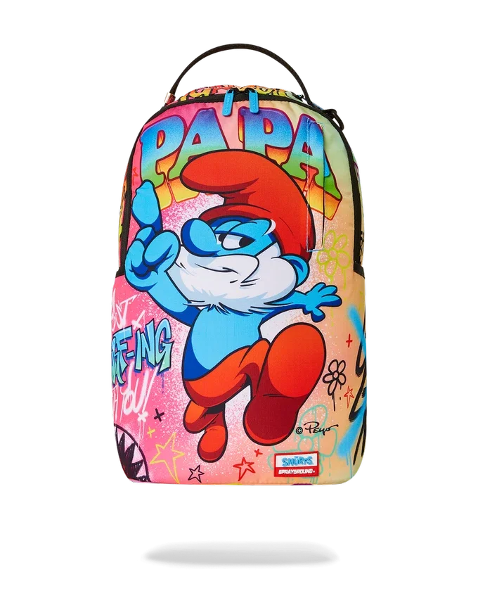 PAPA SMURF ON THE RUN Rucksäcke
