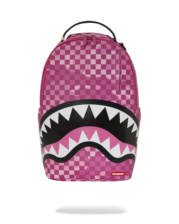 PINK CAMOCHECK RUCKSACK