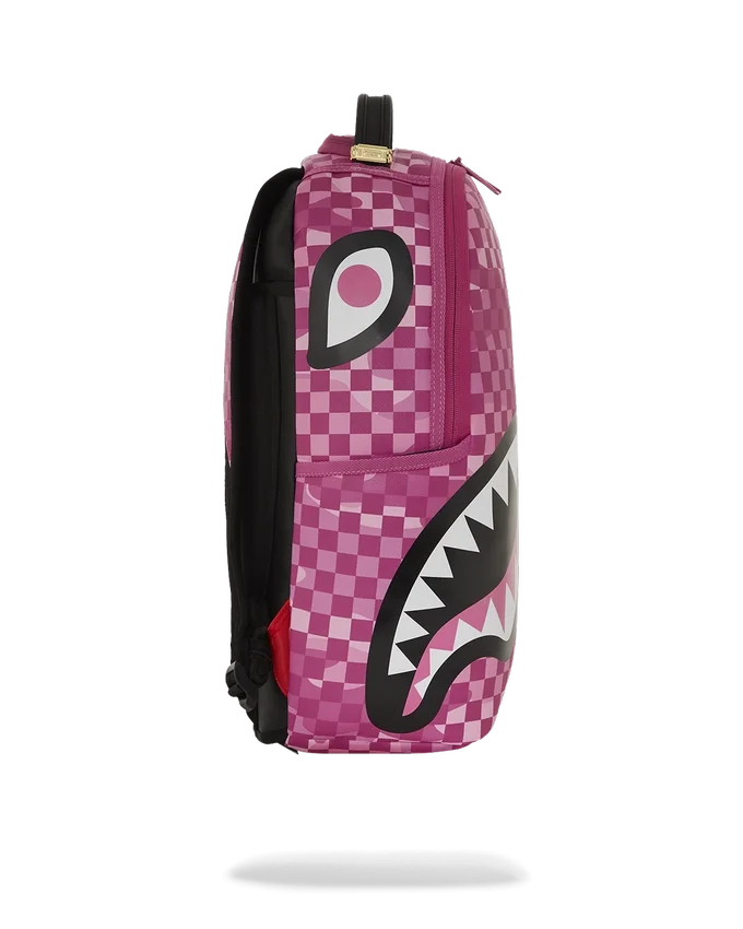 PINK CAMOCHECK RUCKSACK
