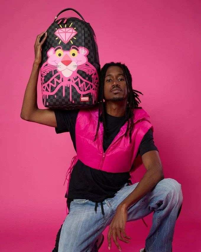 PINK PANTHER DIAMOND SHARK RUCKSACK
