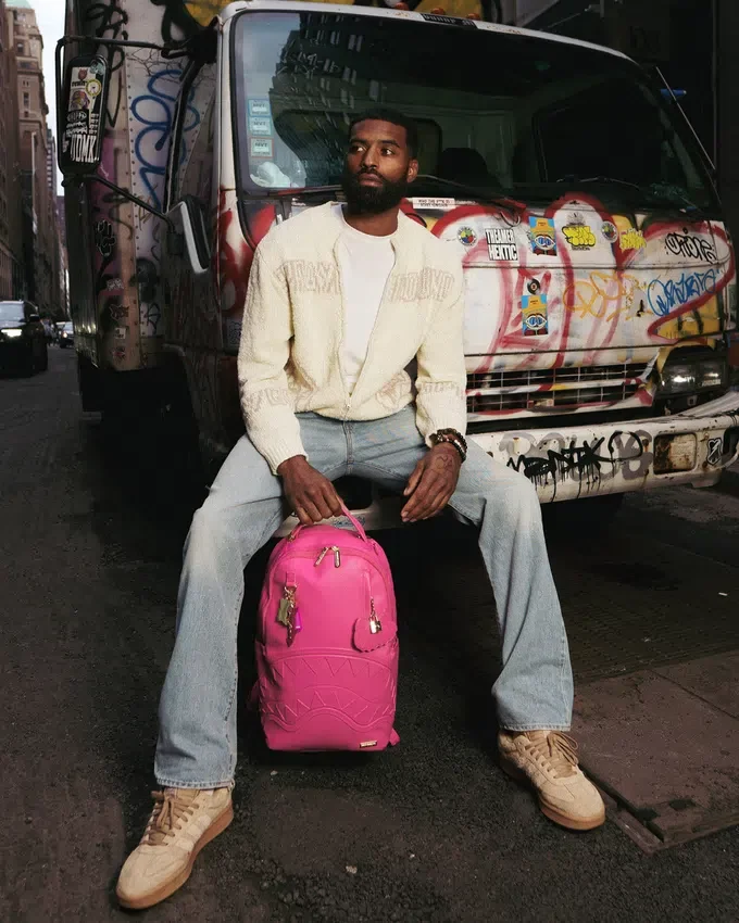 PINK POP SHARK RUCKSACK