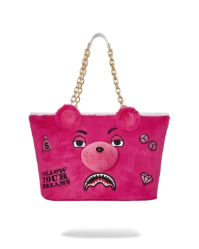 PLÜSCH-MONEYBEAR-Tragetasche (ROSA)