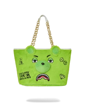 PLUSH MONEYBEAR Tragetasche (GRÜN)