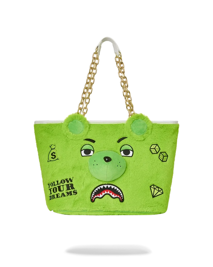 PLUSH MONEYBEAR Tragetasche (GRÜN)