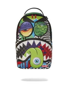 PSYCHO WORLD OF FUN RUCKSACK (MIT ABNEHMBAREN KLETT-AUGENKLAPPEN)