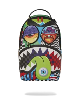 PSYCHO WORLD OF FUN RUCKSACK (MIT ABNEHMBAREN KLETT-AUGENKLAPPEN)