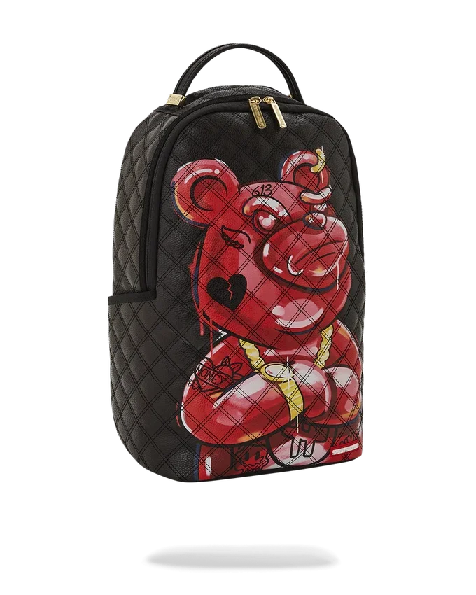 QUILT HANDGEMALTER DIABLO-BÄR-RUCKSACK (DLXV)