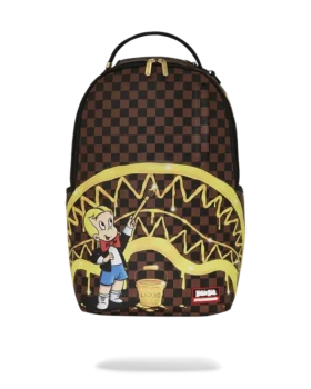 RICHIE RICH PAINT THE SHARK GOLD RUCKSACK