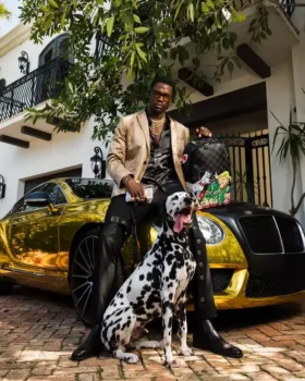 RICHIE RICH PAINT THE SHARK GOLD RUCKSACK