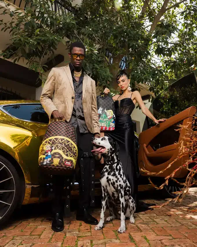 RICHIE RICH PAINT THE SHARK GOLD RUCKSACK