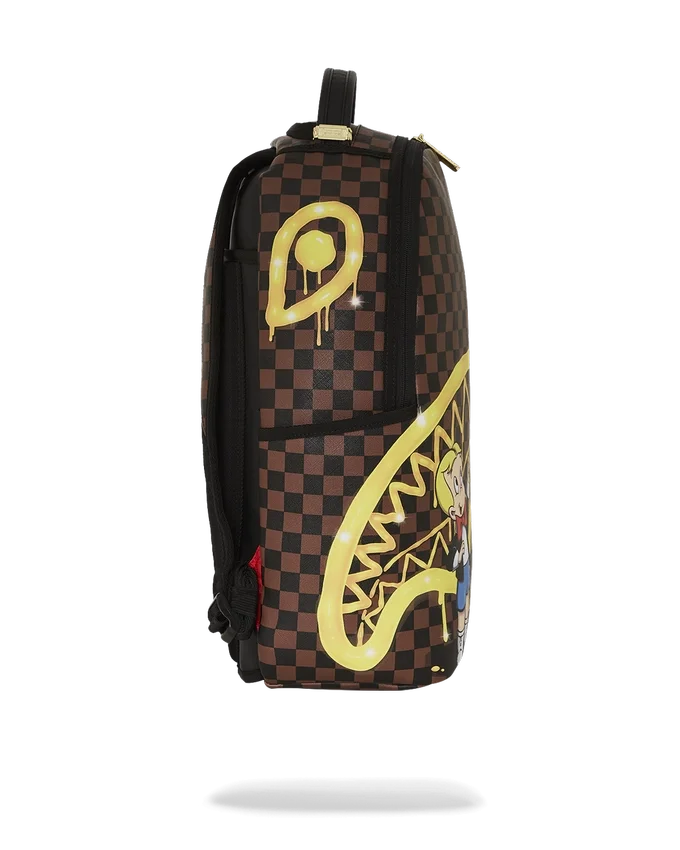 RICHIE RICH PAINT THE SHARK GOLD RUCKSACK