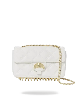 RIVIERA LE BLANC GOLD CHAIN SHARK Handtasche