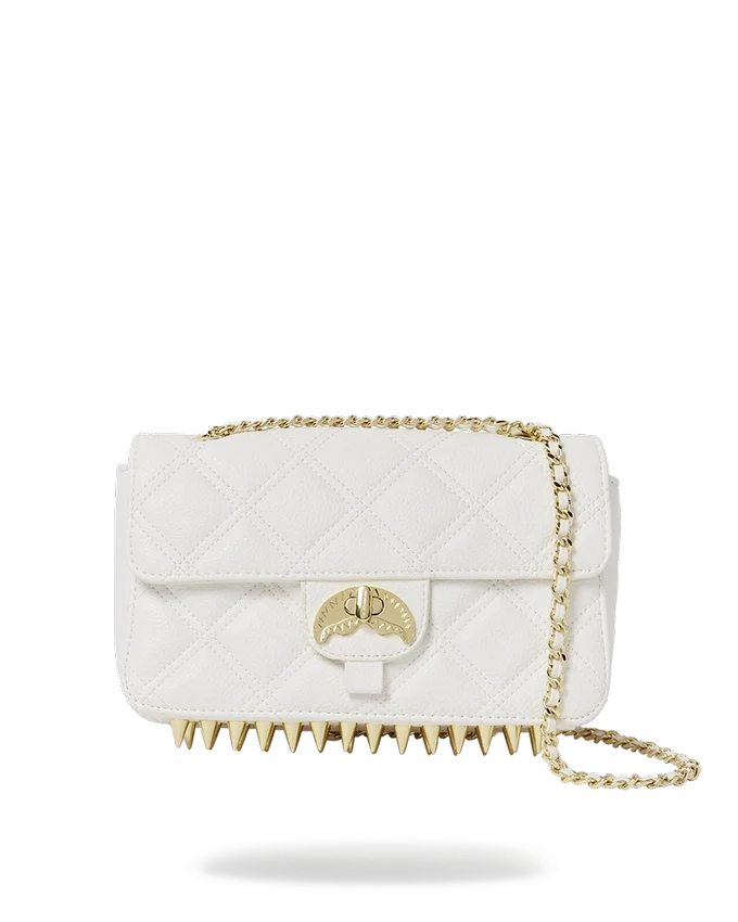 RIVIERA LE BLANC GOLD CHAIN SHARK Handtasche