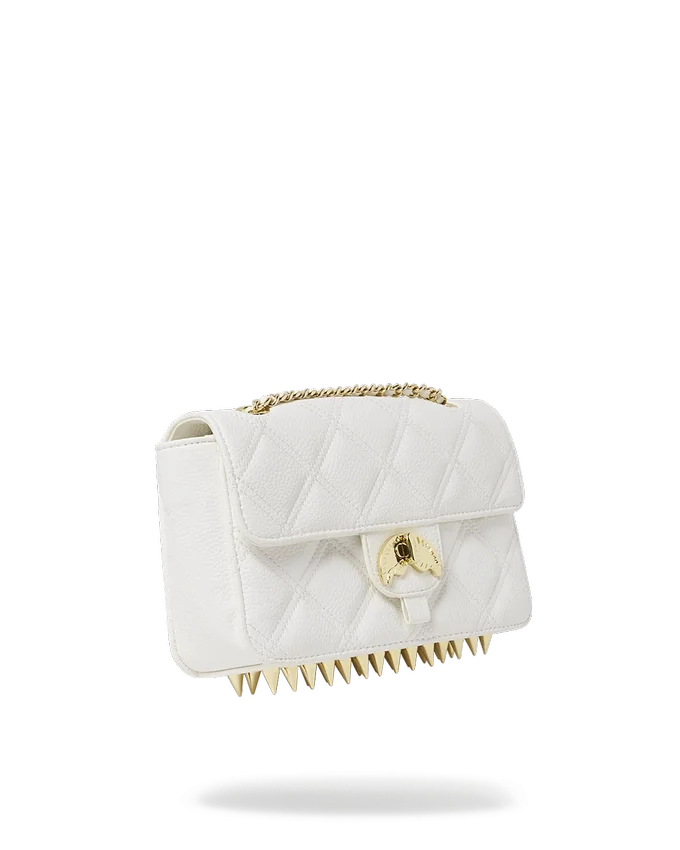RIVIERA LE BLANC GOLD CHAIN SHARK Handtasche