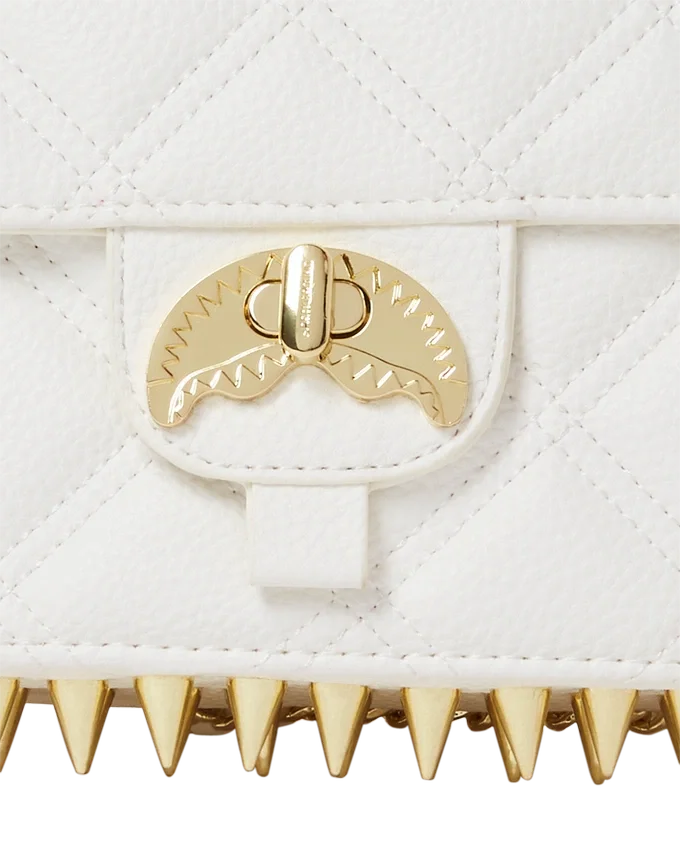RIVIERA LE BLANC GOLD CHAIN SHARK Handtasche