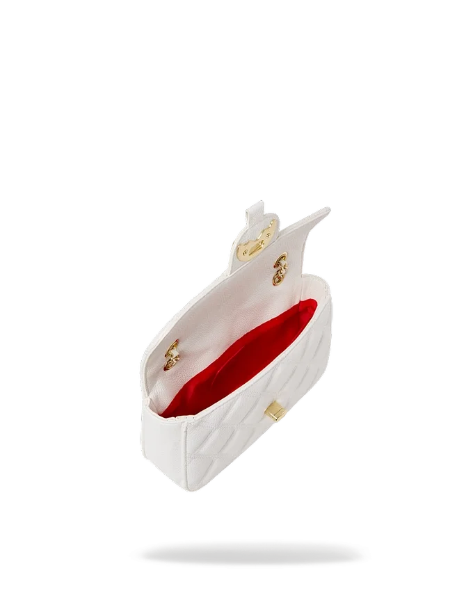 RIVIERA LE BLANC GOLD CHAIN SHARK Handtasche