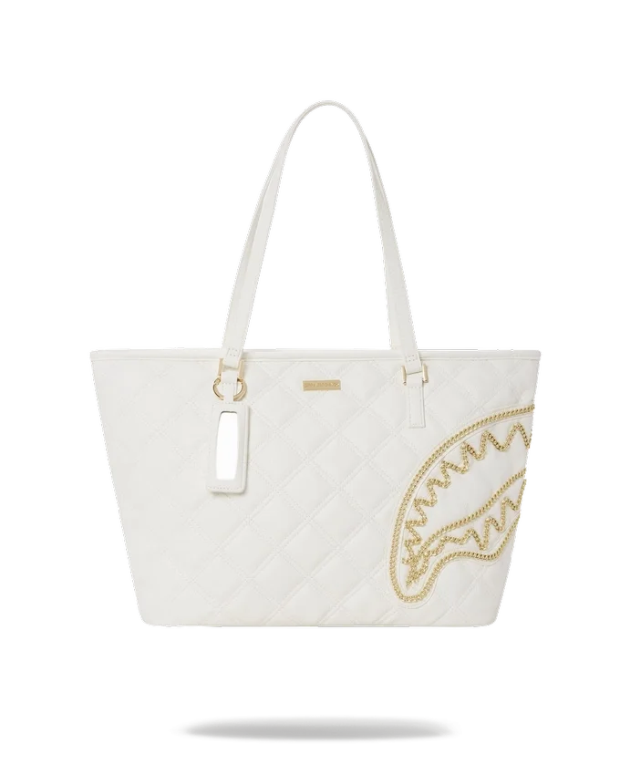 RIVIERA LE BLANC GOLD CHAIN Shark Tragetasche