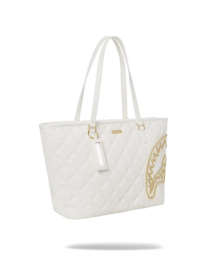 RIVIERA LE BLANC GOLD CHAIN Shark Tragetasche