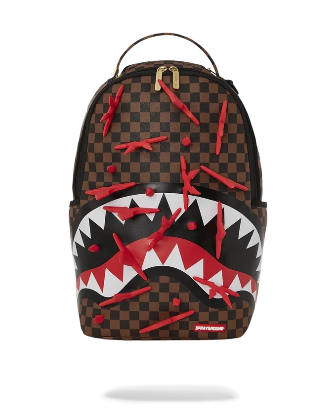 RUCKSACK MIT ECHTEN 3D-NINJA-STERNE-MOTIV (DLXV)