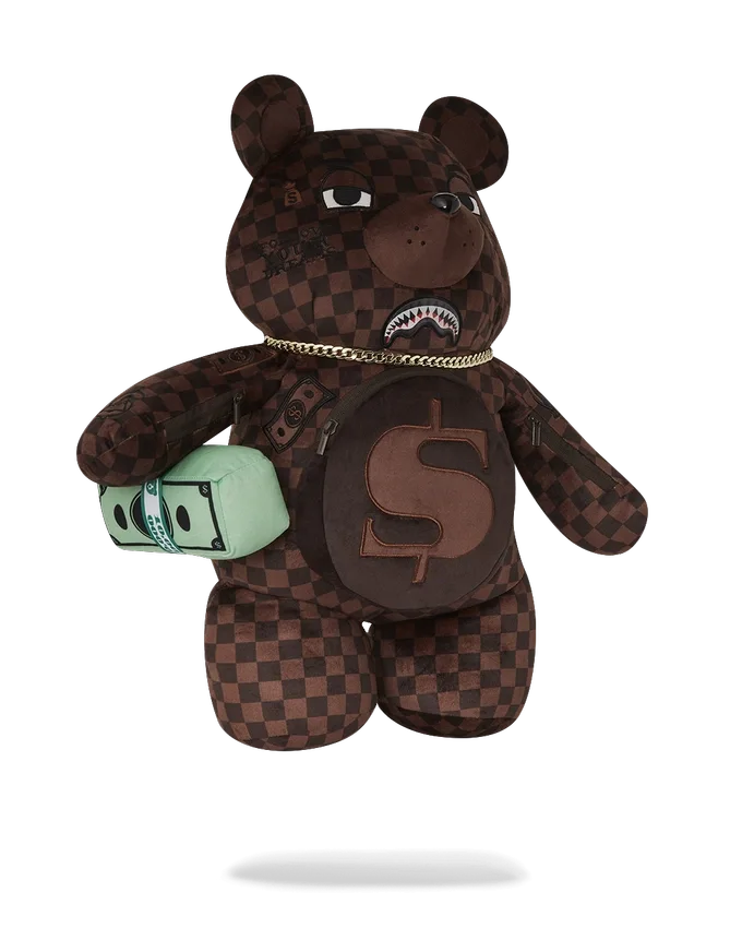 Rucksack mit Moneybear-Teddybär und Lentikular-Effekt