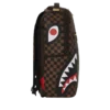 RUCKSACK „SHARKS IN PARIS“ MIT GOLDENER REISSVERSCHLUSSTASCHE AUF DER AUSSENSEITE (DLXV)