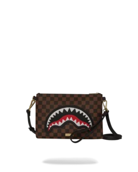 SAWTOOTH SHARKS IN PARIS CROSSOVER-CLUTCH