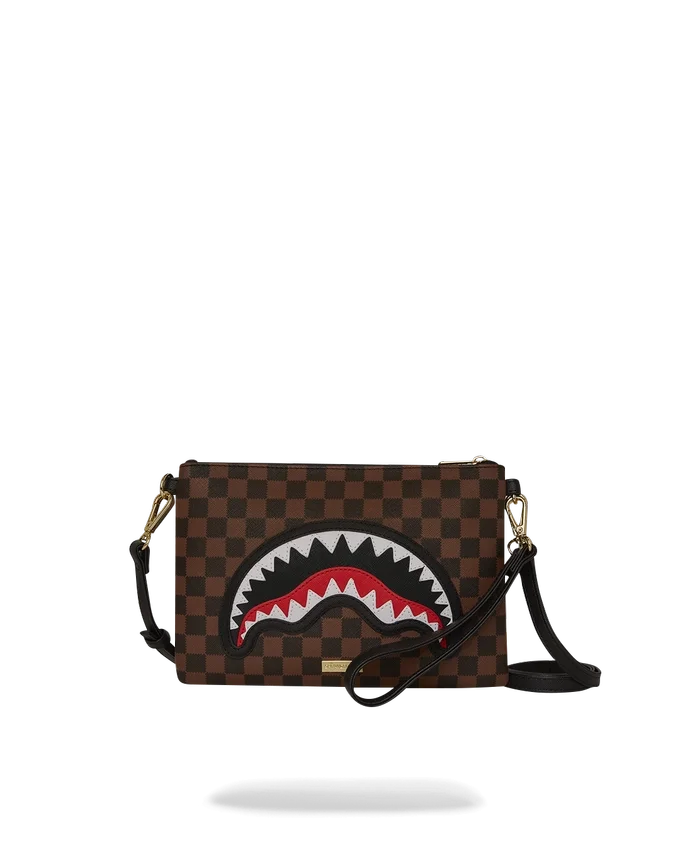 SAWTOOTH SHARKS IN PARIS CROSSOVER-CLUTCH