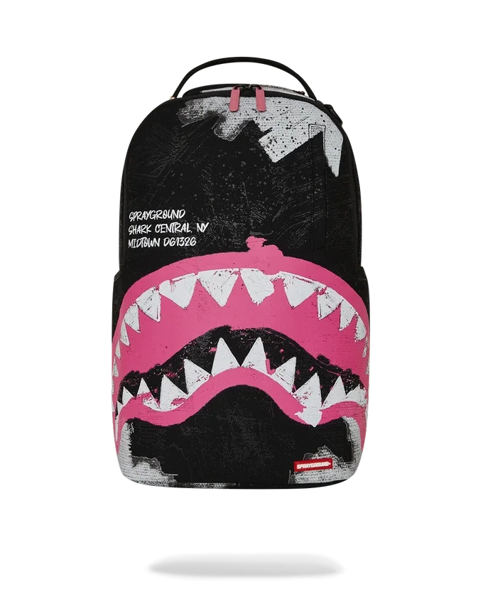 SHARK CENTRAL ACRYL-ART DLX-BAUMWOLL-RUCKSACK