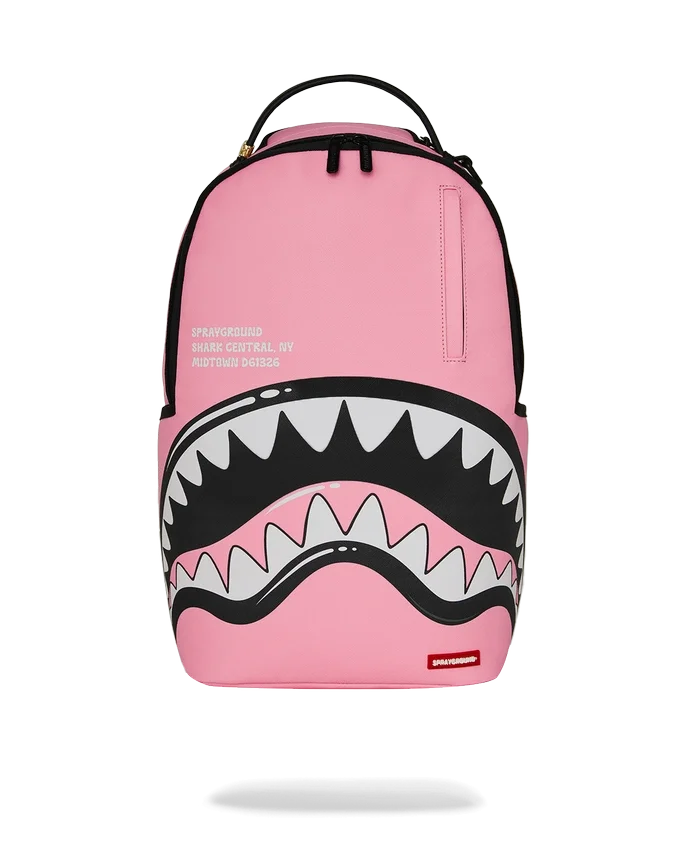 SHARK CENTRAL BUBBLE SHARK (PINK) RUCKSACK