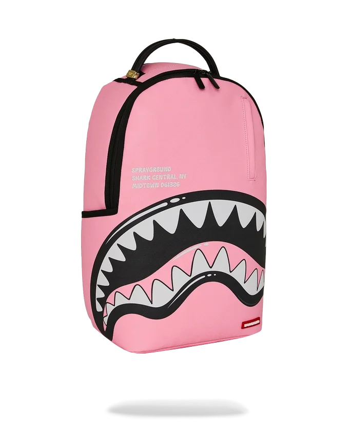 SHARK CENTRAL BUBBLE SHARK (PINK) RUCKSACK