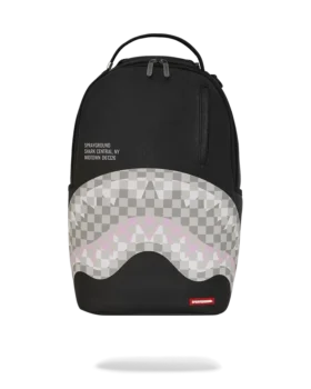 SHARK CENTRAL CREME-SCHWARZ KARIERT RUCKSACK