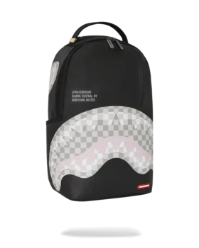SHARK CENTRAL CREME-SCHWARZ KARIERT RUCKSACK