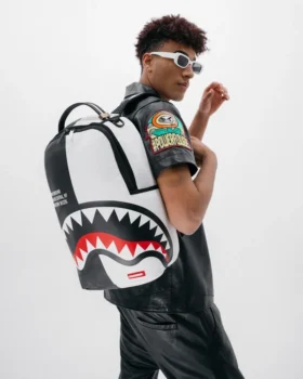 SHARK CENTRAL SPLIT RUCKSACK BLK/WHT (DLXV)