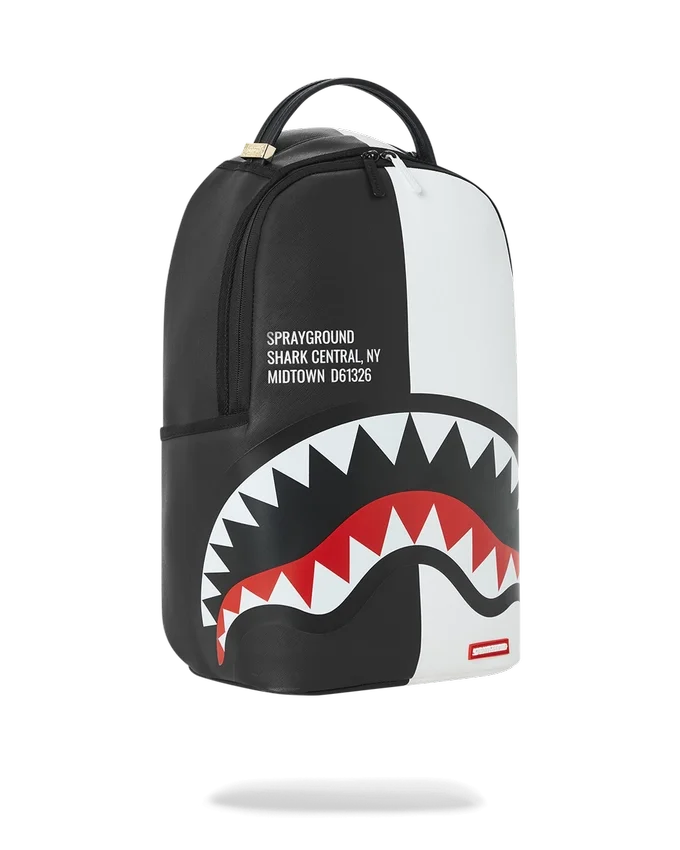 SHARK CENTRAL SPLIT RUCKSACK BLK/WHT (DLXV)