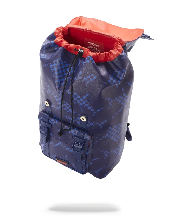 SHARK CHECK (BLAU) HILLS RUCKSACK