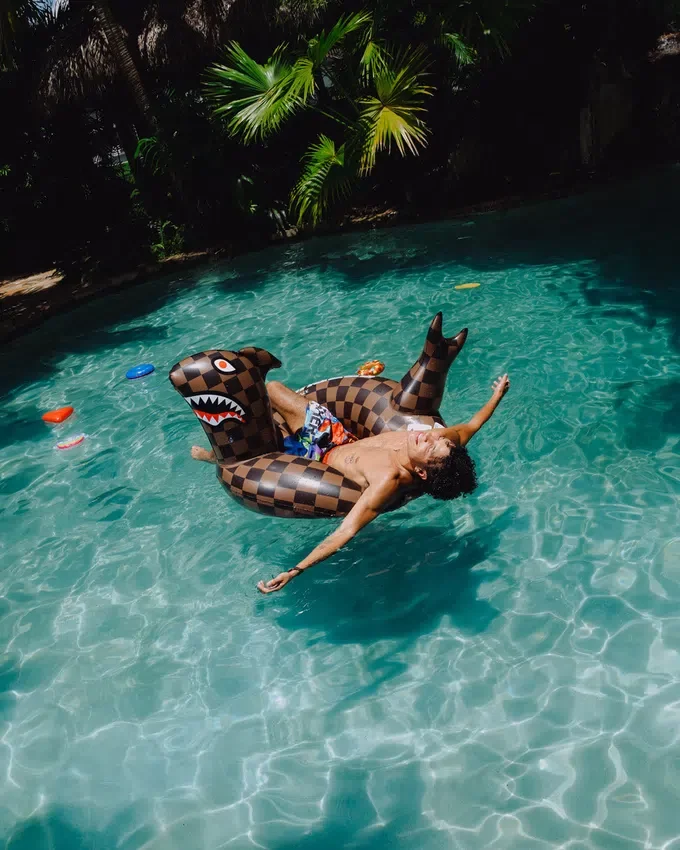 SHARK STASH – POOL-PARTY-SWIMMTIERE